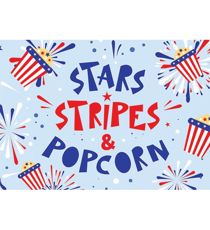 Packed With Pop® Stars Stripes & Popcorn